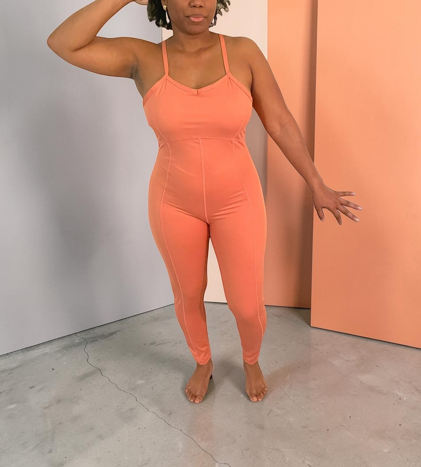 Coral Yoga Bodysuit