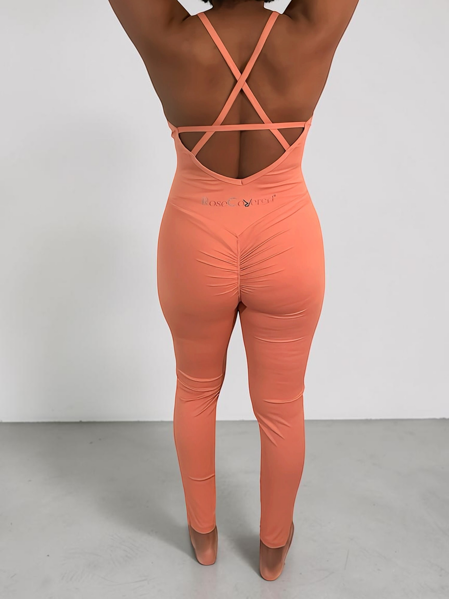 Coral Yoga Bodysuit