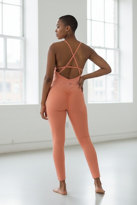 Coral Yoga Bodysuit