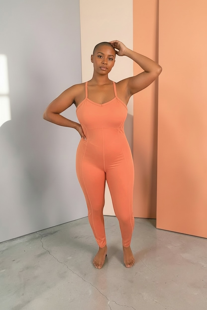 Coral Yoga Bodysuit